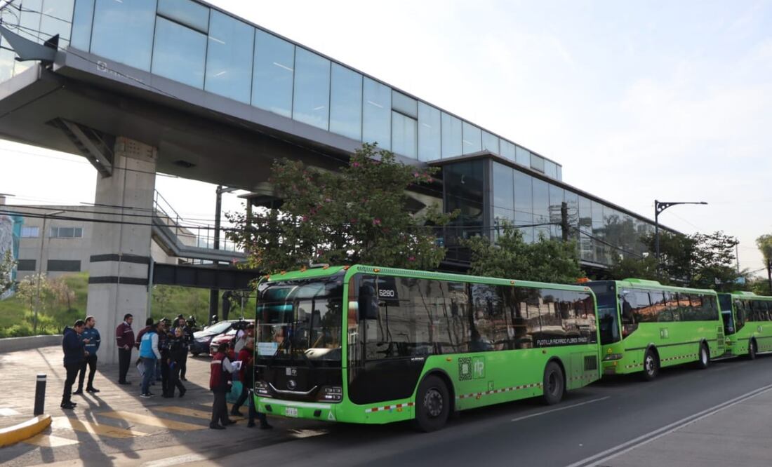 Supervisan servicio de RTP; brindan apoyo gratuito por mantenimiento del Cablebús. Foto: Omar Díaz
