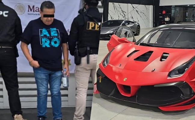 Cae Justo Aurelio Rivera, operador financiero del Cártel del Noreste; aseguran autos de lujo como Ferrari, Lamborghini y Porsche