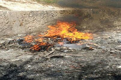 PGR incinera droga y material falsificado en Mérida