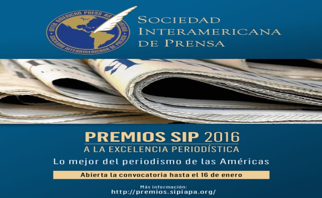 La SIP convoca al Concurso Excelencia Periodística 2016