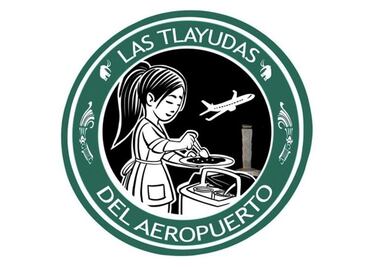 ¿Starbucks? ¡No! Es el nuevo logo de "Tlayudas del Aeropuerto"