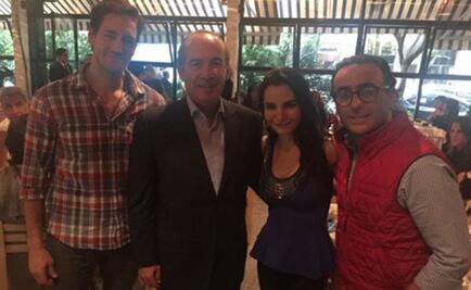 Calderón, Higareda y Adal coinciden en restaurante