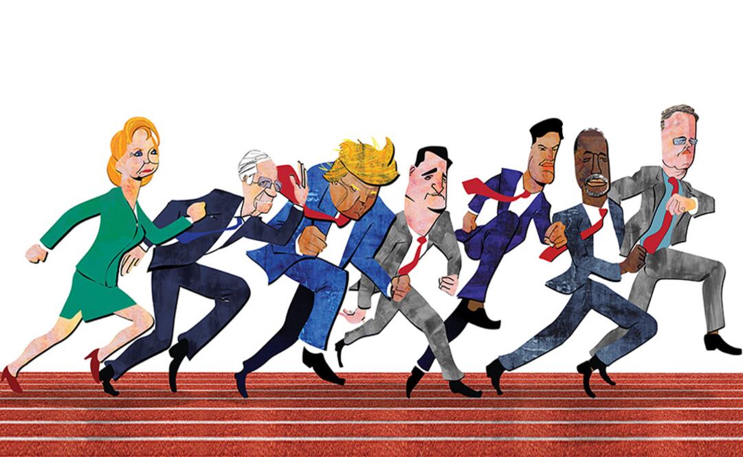 Aspirantes en la lucha por la presidencia de Estados Unidos (CARLOS RIVAHERRERA)