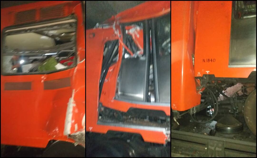 Confirma Sheinbaum choque de trenes en Línea 3 del Metro; reportan 10 lesionados, 4 prensados y un muerto