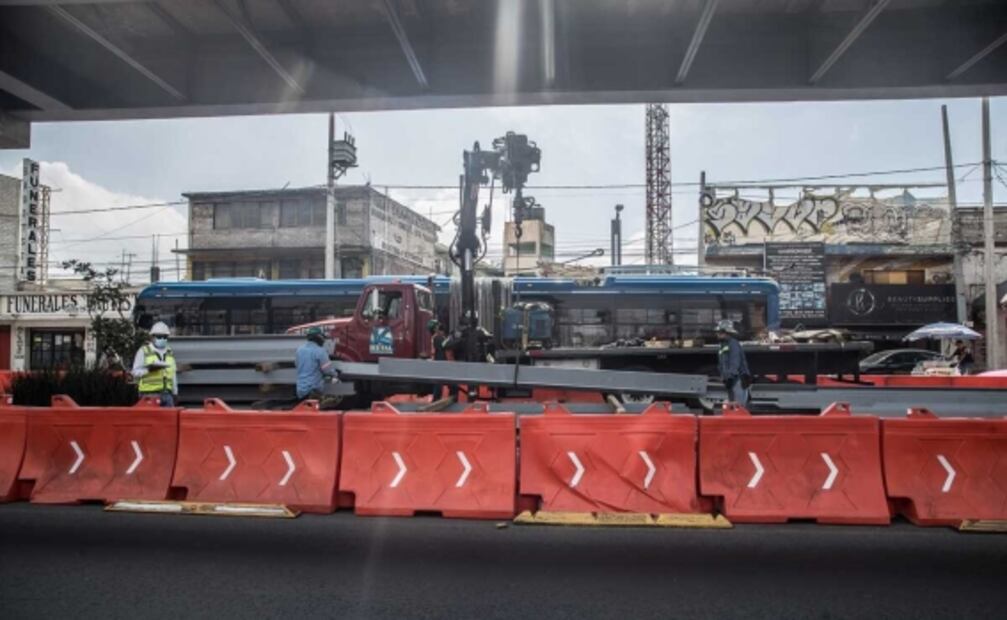En próximos días, colocarán 2 trabes más en la zona cero de la Línea 12 