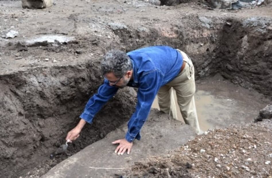 Encuentran vestigios arquitectónicos de hace 900 años en plaza de Atlixco, Puebla