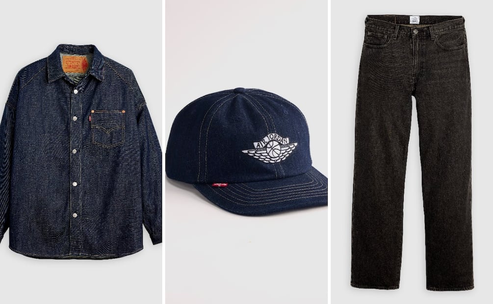 Así se ve cuando el legado del denim se cruza con la historia del básquetbol. Foto: Cortesía Levi's