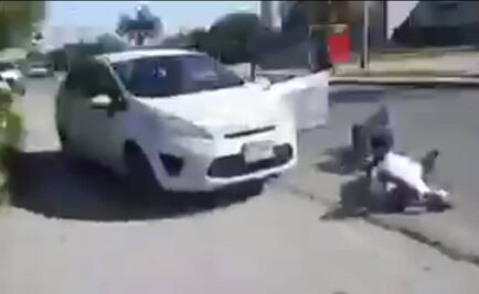 Difunden video de agresión entre operador de Uber y 2 taxistas