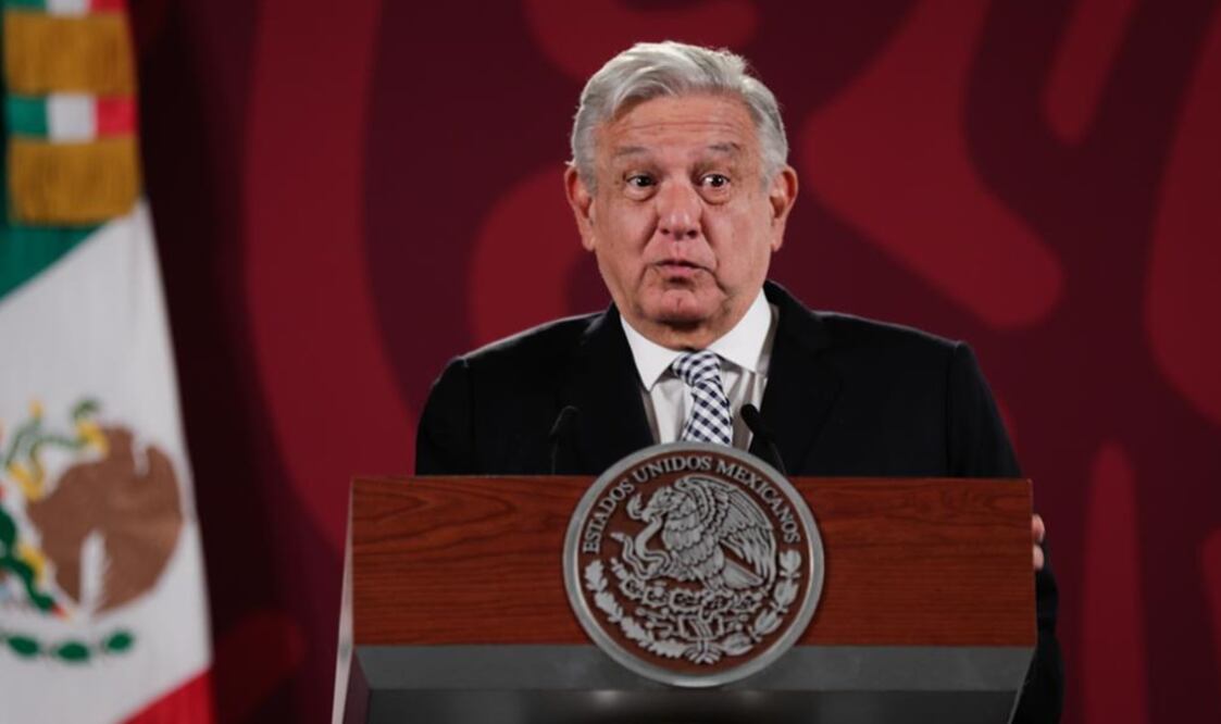 El presidente López Obrador manifestó que se deben de impulsar las oportunidades de trabajo en los lugares de origen de las personas para que la gente no tenga la necesidad de migrar. Foto: Diego Simón Sánchez
