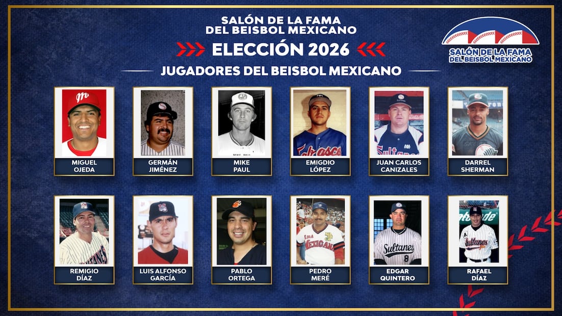Jugadores del Beisbol Mexicano / Foto: Cortesía Salón de la Fama
