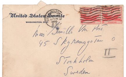 “Estoy ansioso por verte”: Subastan cartas de amor de John F. Kennedy a su amante sueca