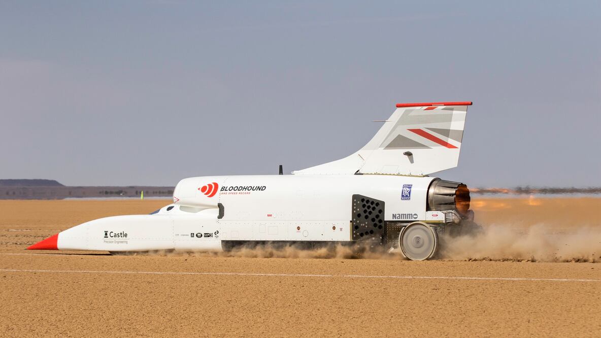 Coronavirus impide nuevo récord de velocidad del Bloodhound LSR