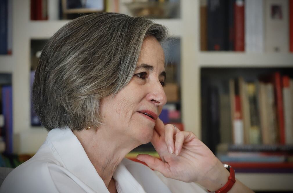 La escritora Mónica Lavín. Foto: Berenice Fregoso, El Universal 