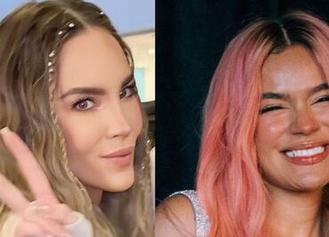 Belinda y Karol G sorprenden en la red con looks al estilo RBD e imponen tendencia