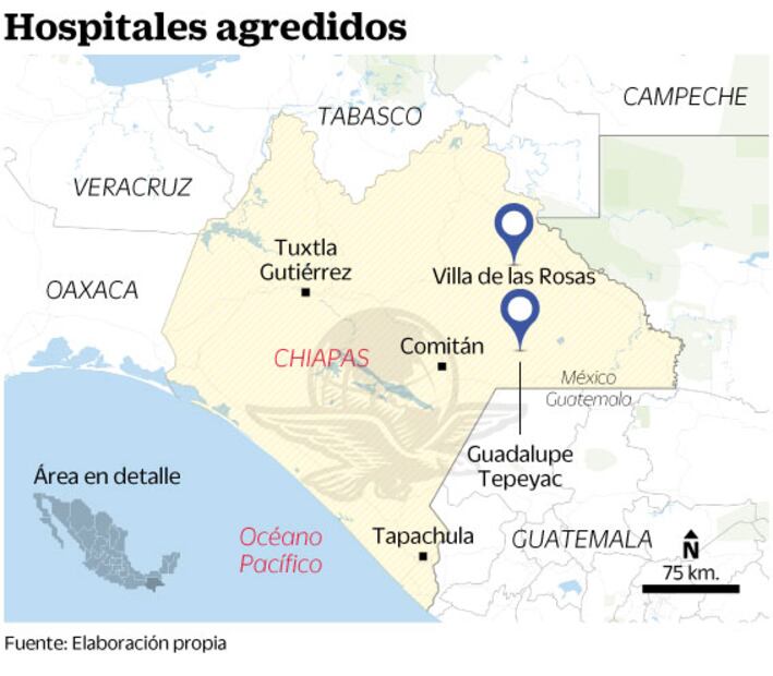 Comunidades de Chiapas se quedan sin servicio médico