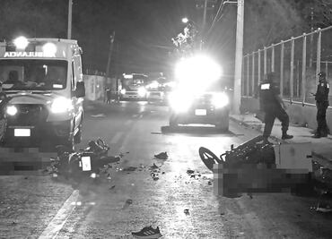 Mueren 3 motociclistas en dos accidentes de tránsito en Mérida, Yucatán
