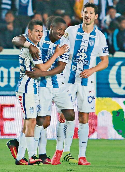 Celebraron los tuzos el triunfo sobre el Querétaro (ÁLVARO PAULIN. IMAGO7)