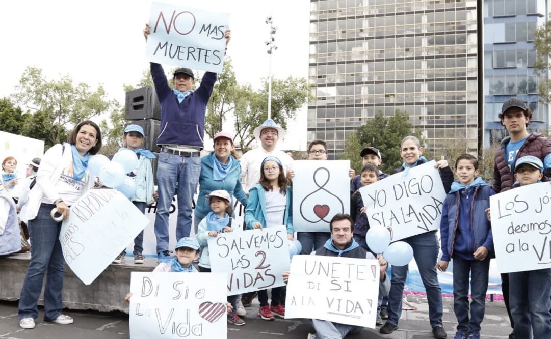 Manifestación contra el aborto. Foto: Agustín Salinas/EL UNIVERSAL