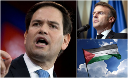 Marco Rubio tacha de "imprudente" decisión de Francia de reconocer al Estado palestino; acusa que sólo sirve de propaganda para Hamas