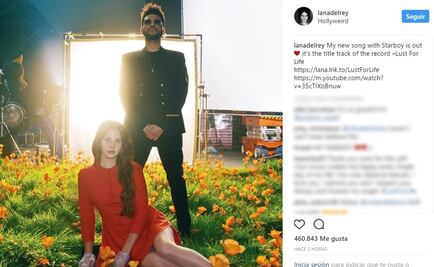 Lana del Rey lanza tema de su nuevo disco junto a The Weeknd