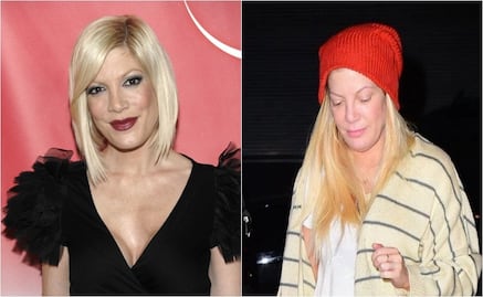 Así se ve Tori Spelling sin maquillaje