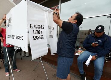 Cae toldo en una casilla y lesiona a señora en Tamaulipas