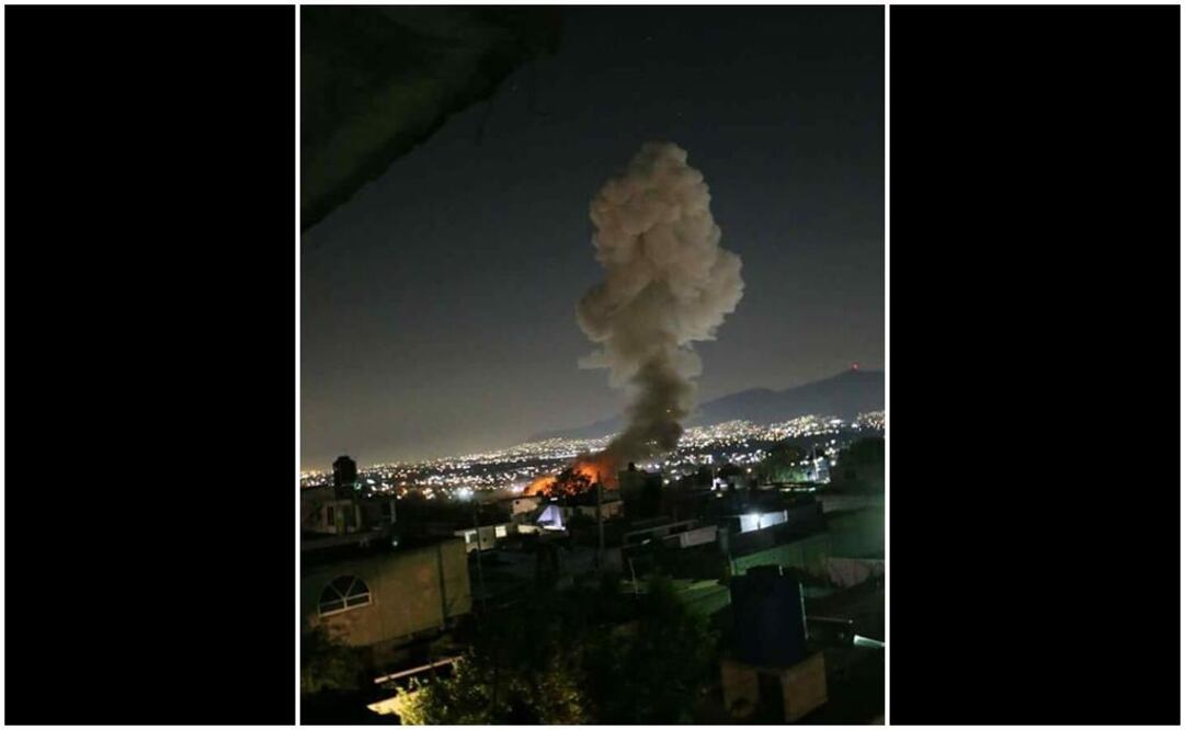 Explosión en Tultepec deja al menos 4 lesionados