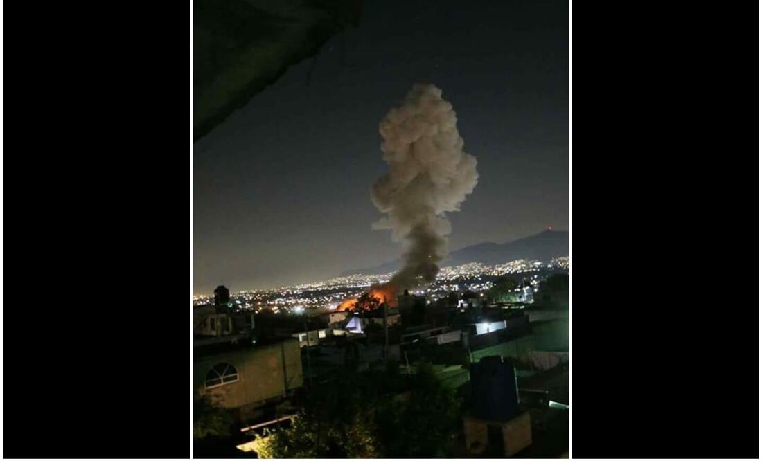 Explosión en Tultepec deja al menos 4 lesionados