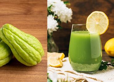 Beneficios de tomar jugo de chayote con limón en época de calor