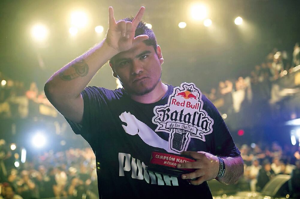Aczino será el representante de México en la Final Internacional de Red Bull Batalla de los Gallos, el 3 de diciembre. (CONTENT POOL)