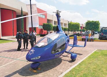 Anuncian compra de girocóptero en Valle de Chalco