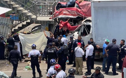 Choque de tráiler deja 4 muertos y varios lesionados en la carretera Naucalpan-Toluca
