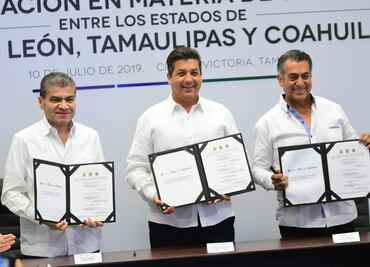 Coahuila, Tamaulipas y Nuevo León unen esfuerzos contra delincuencia organizada