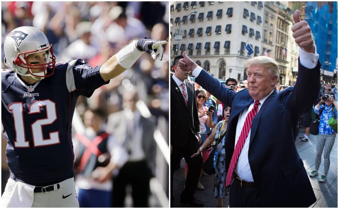 Brady había comentado que sería grandioso ver a Trump en la Casa Blanca dado que habría un green de golf en el jardín de la misma. (Fotos: AP / Archivo) 