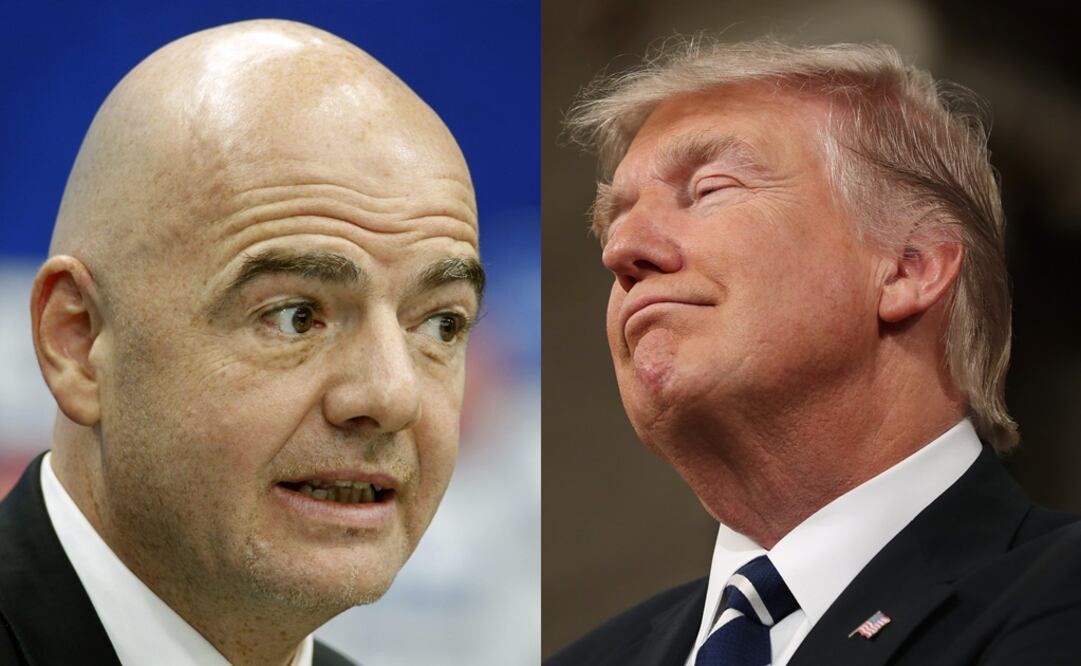 Gianni Infantino no comparte las políticas migratorias de Donald Trump. (Foto: Agencias)