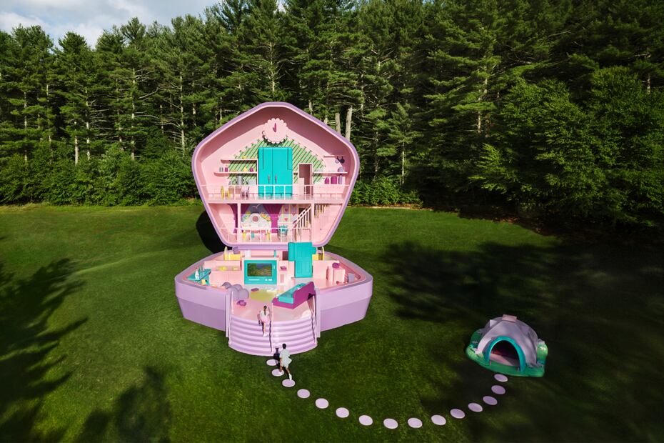 Casa de Polly Pocket. Foto: Airbnb / Mattel