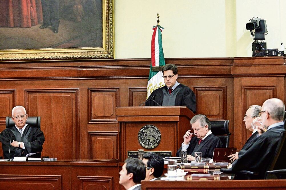 Decisión unánime. Los 5 proyectos fueron realizados por el ministro Alfredo Gutiérrez Ortiz Mena, quien obtuvo unanimidad en la Primera Sala para negar la protección de la justicia a las editoriales (ARCHIVO EL UNIVERSAL)