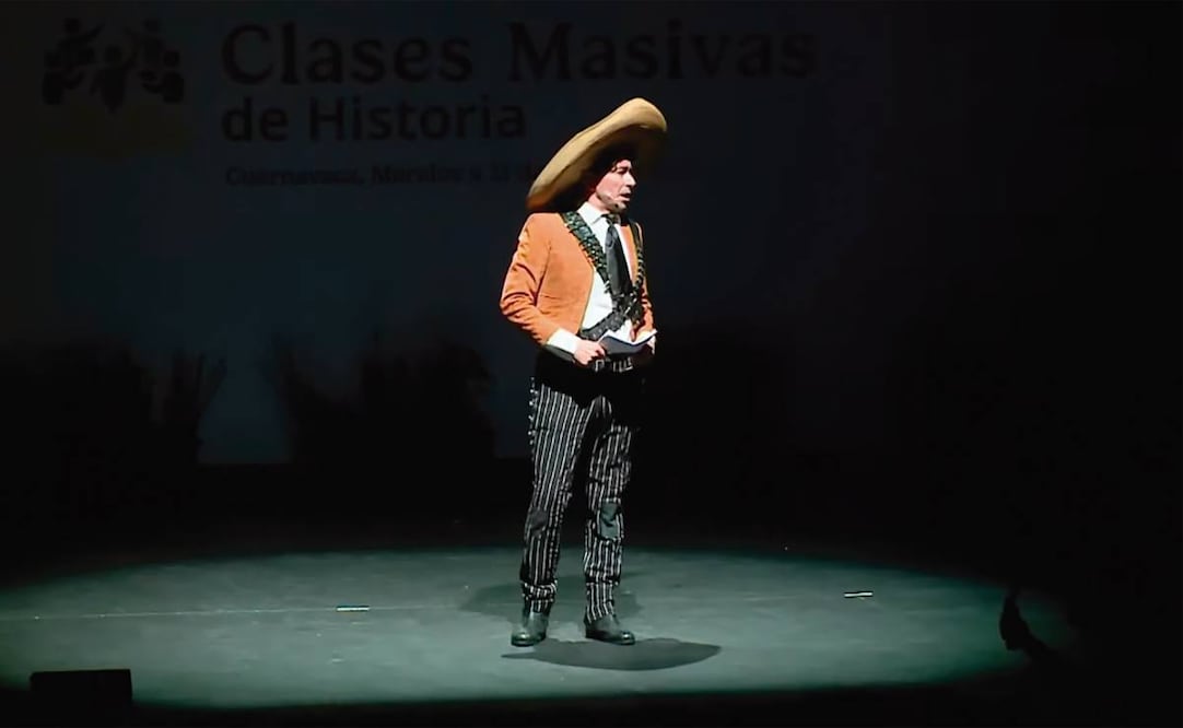 Dramatización en la Clase Maestra de
Historia de México. Foto: SECIHTI