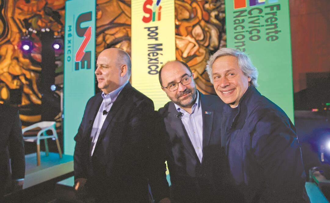 Gustavo de Hoyos, Emilio Álvarez Icaza y Claudio X. González son algunos de los que presentaron la alianza Unid@s.