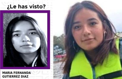 Localizan a María Fernanda Gutiérrez Díaz de 15 años; desapareció en la Gustavo A. Madero 