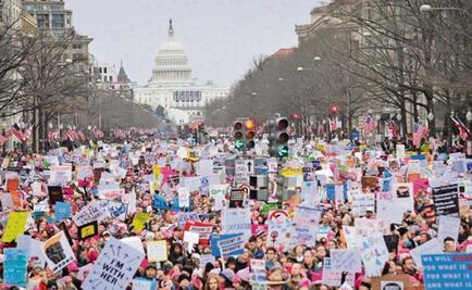Trump administration motto “Dissent is banned”