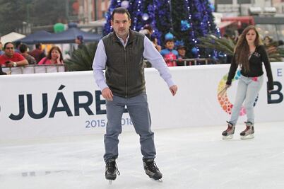 Inauguran pista de hielo en BJ; prevén 5 mil asistentes