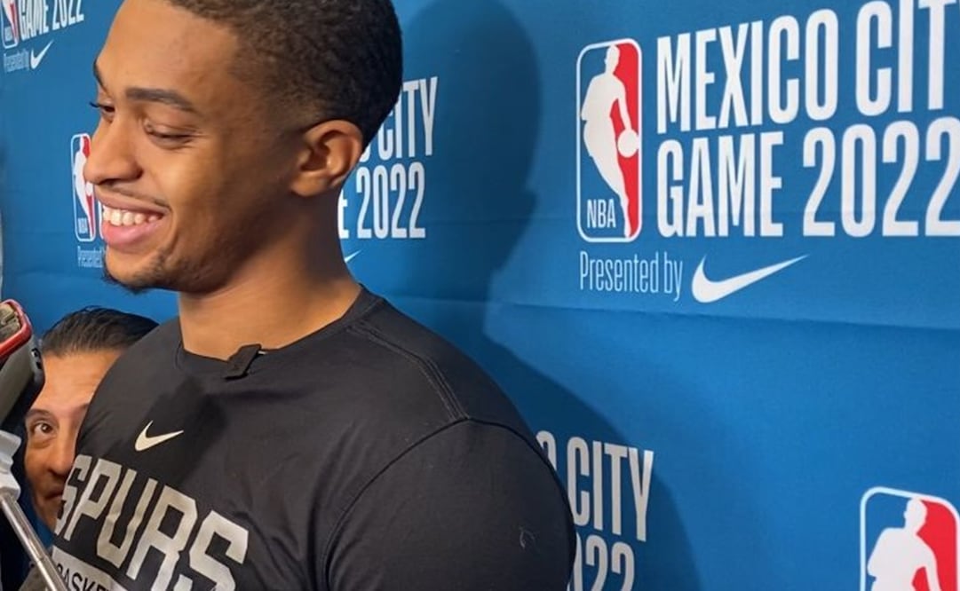 Keldon Johnson de los San Antonio Spurs / Foto: Nicolás Schiller Solti - EL UNIVERSAL