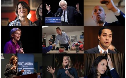 ¿Quiénes son los aspirantes demócratas a la presidencia de EU en 2020?