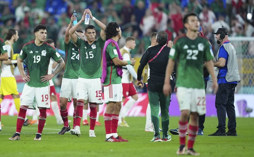 Jugadores de la Selección Mexicana tras el partido contra Polonia - FOTO: Imago7