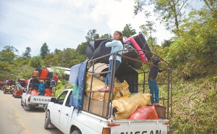 Aún con miedo, vuelven a sus casas 500 desplazados