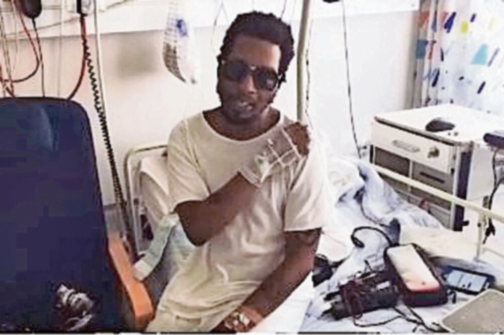 Del the Funky Homosapien también se perforó un lóbulo pulmonar. ( INSTAGRAM)