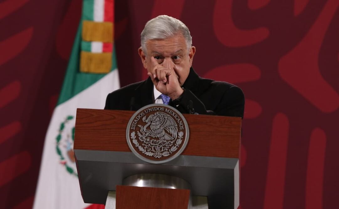 Conferencia de prensa del presidente López Obrador. Foto: Carlos Mejía / EL UNIVERSAL 