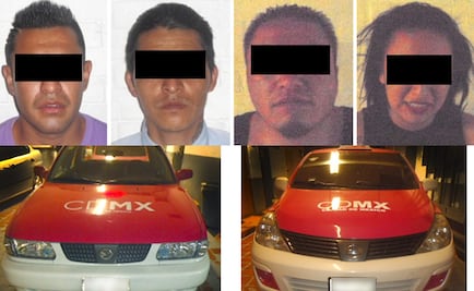 Detienen a 5 por robo de taxi en GAM; uno es menor de edad