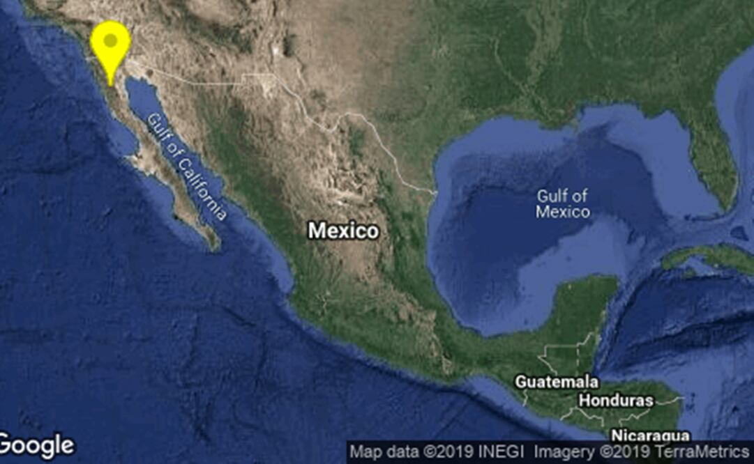 Sismo de 4.9 en BC. Foto: Especial